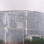 Planta de Cascajares en Dueñas, tras el fuego