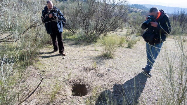 Lugar donde se encontró el cuerpo del bebé