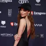 La actriz Leticia Dolera posa en la alfombra roja previa a la gala de la X edición de los Premios Feroz.