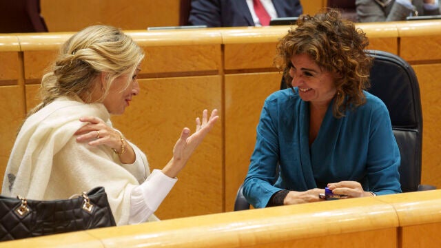 Yolanda Díaz y María Jesús Montero