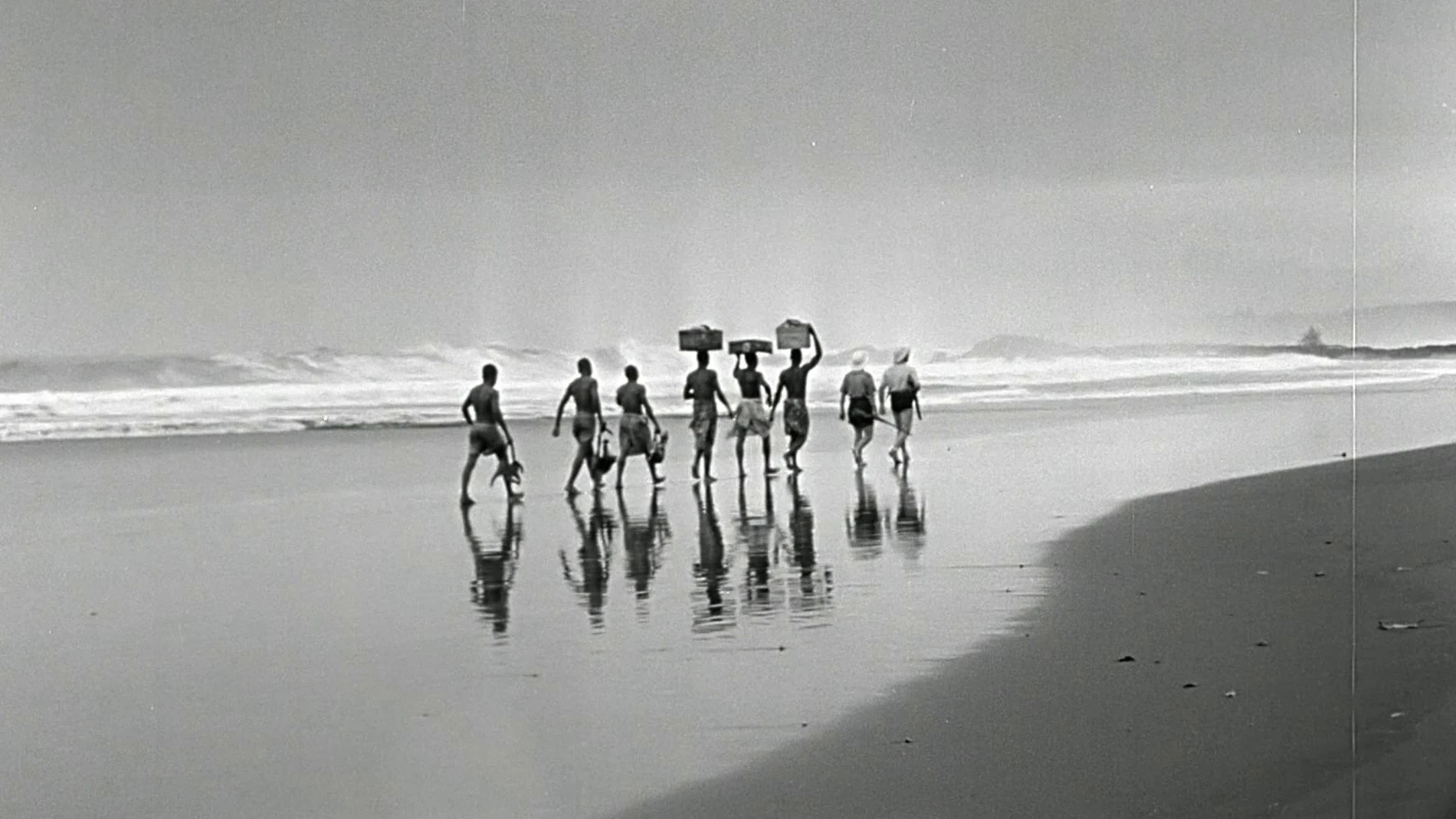Una escena de la película documental «En las playas de Ureka», una de las piezas audiovisuales que integran el archivo de Hermic Films