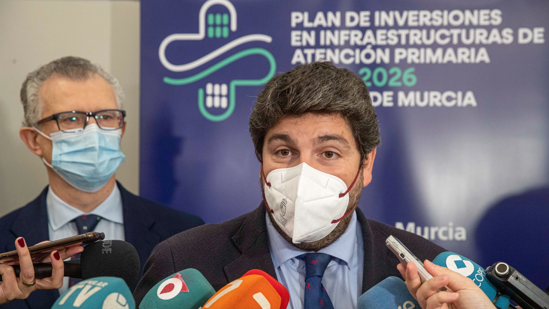 El presidente de la Comunidad de Murcia, Fernando López Miras