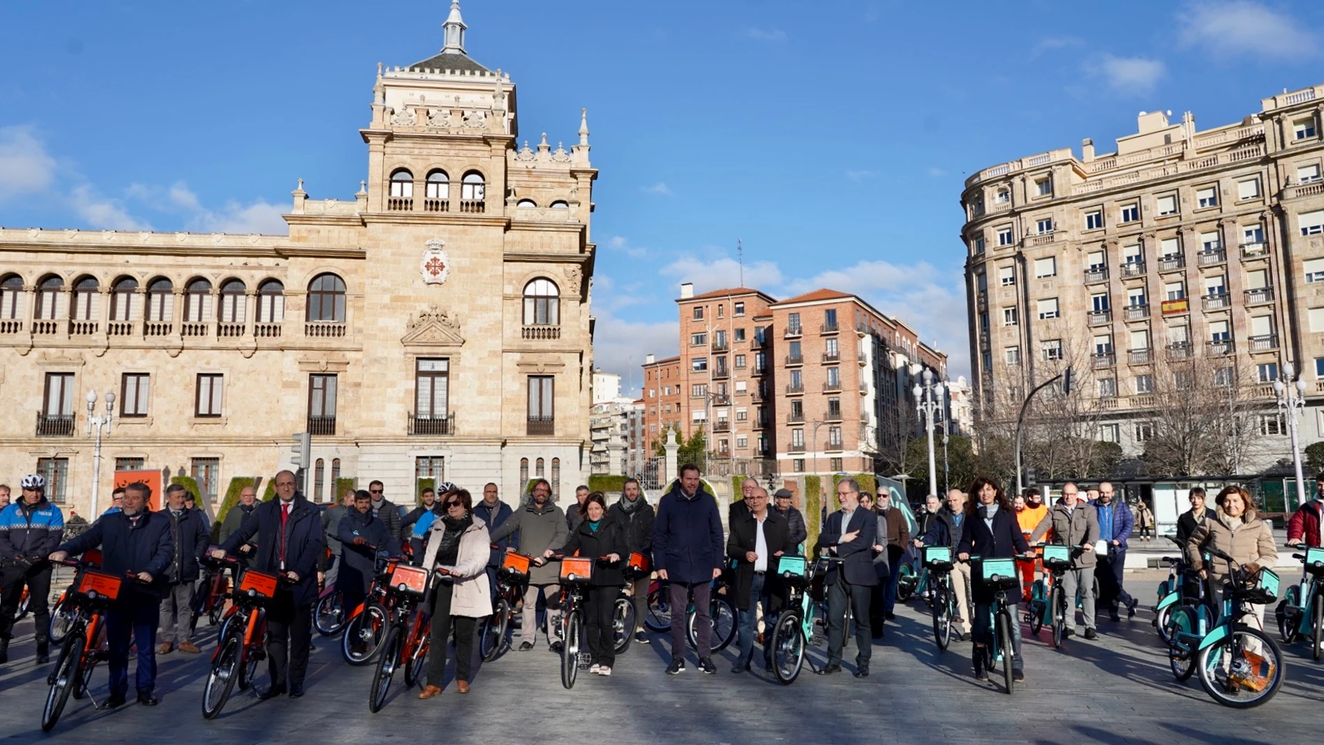 Presentación del nuevo servicio de alquiler público de bicicletas BIKI