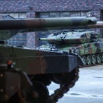 Un carro de combate Leopard