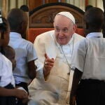 El Papa Francisco durante su reciente viaje a África