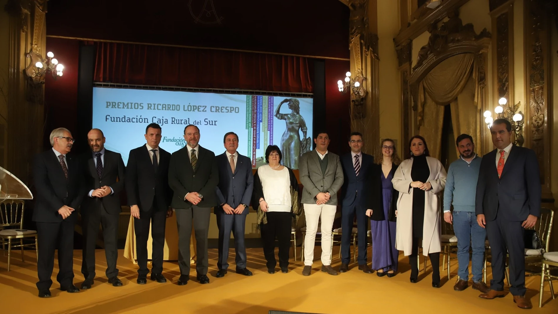 Acto de entrega de los premios Ricardo Crespo de la Fundación Caja Rural del Sur