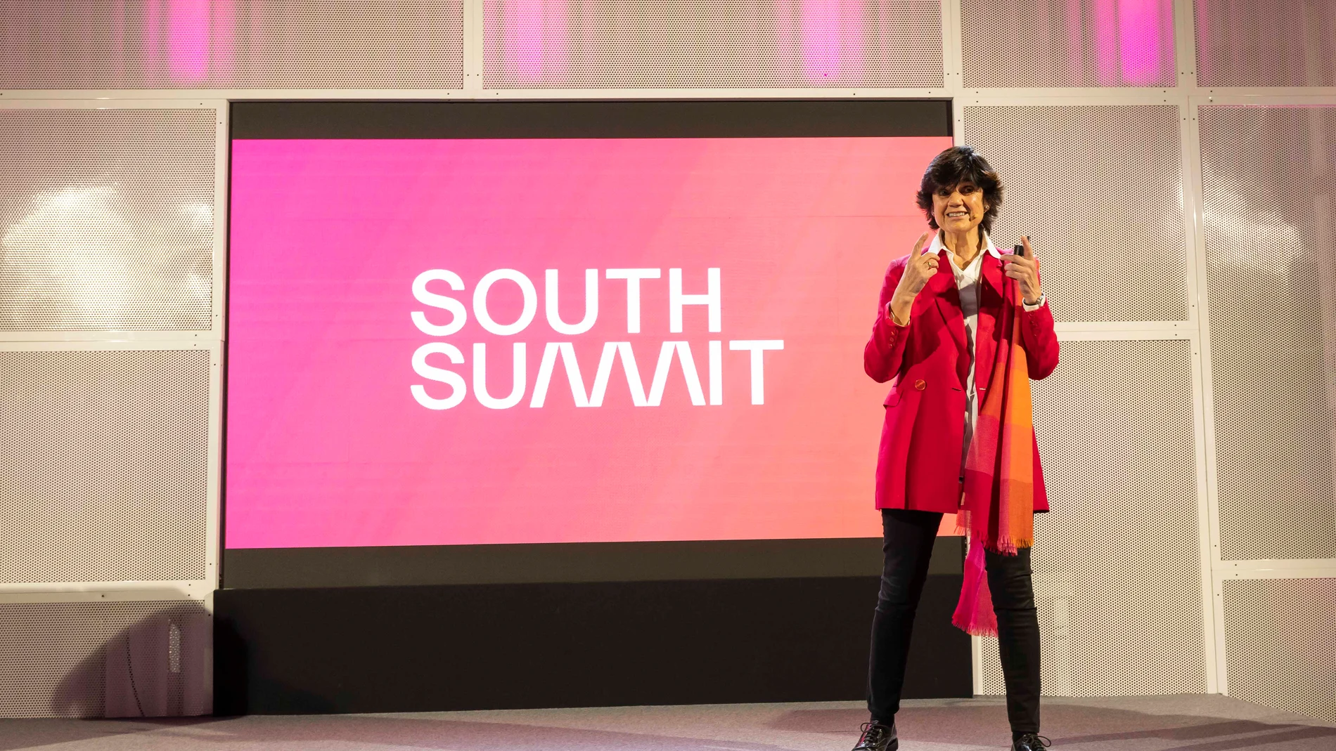 María Benjumea, fundadora y presidenta de South Summit, en la presentación de la nueva imagen corporativa