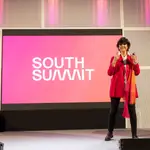 María Benjumea, fundadora y presidenta de South Summit, en la presentación de la nueva imagen corporativa