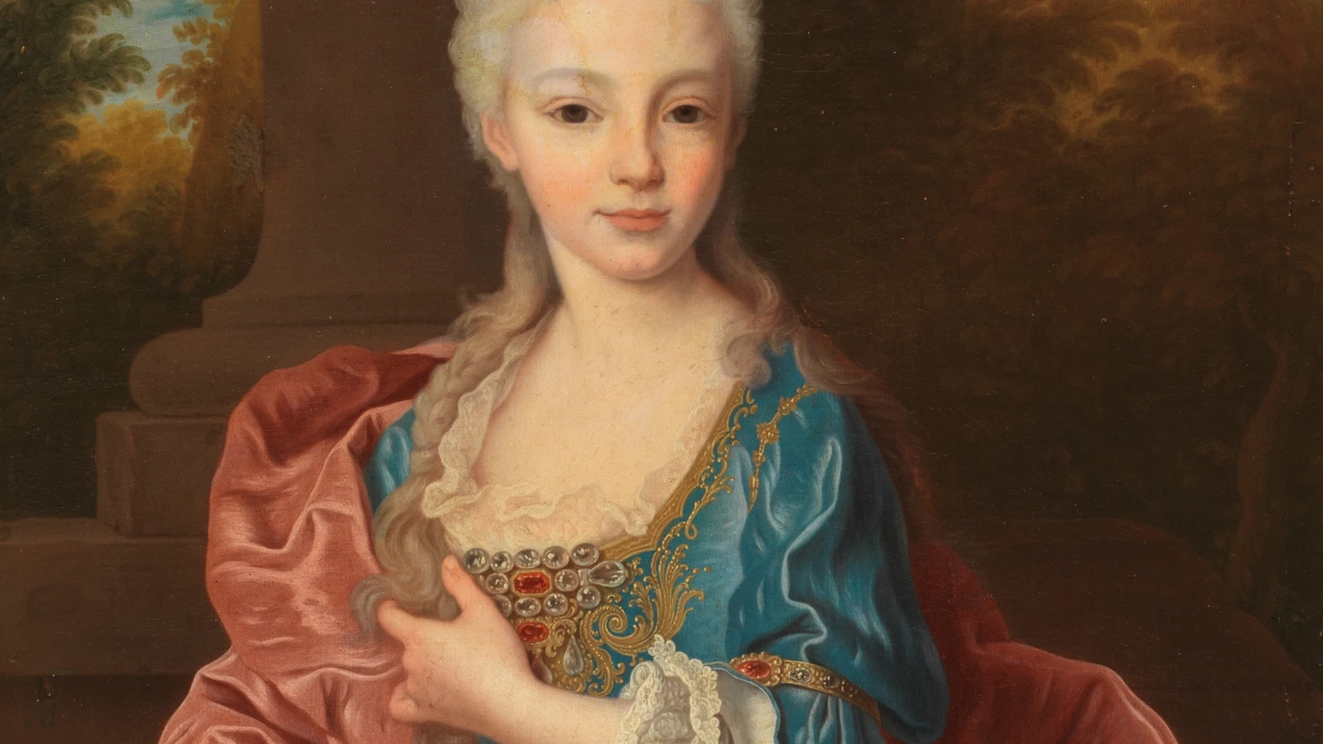 Óleo sobre lienzo «María Ana Victoria de Borbón», del retratista francés Jean Ranc