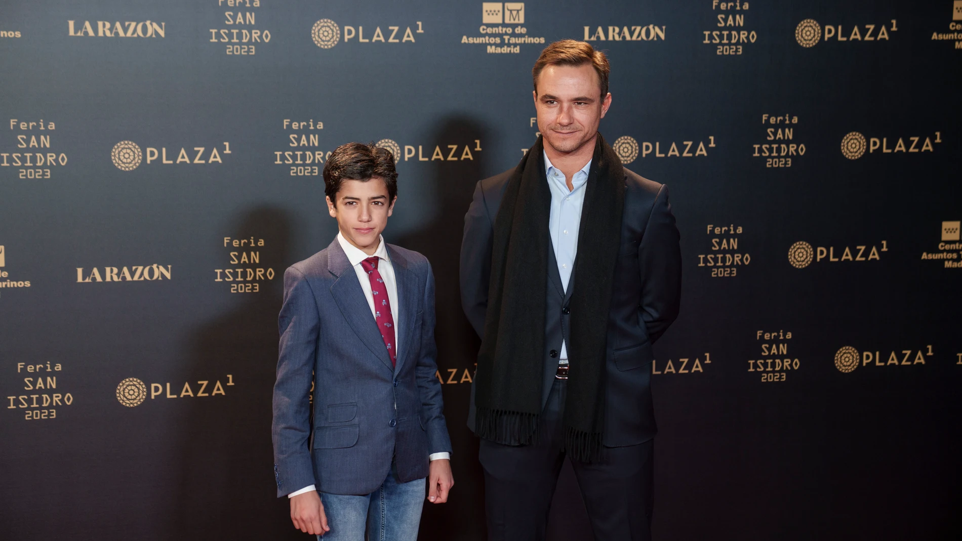 Marco Pérez y el torero Juan Bautista en la presentacion Feria de San Isidro en las Ventas