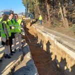El consejero Suárez-Quiñones visita las obras, junto al alcalde de Valladolid, Óscar Puente