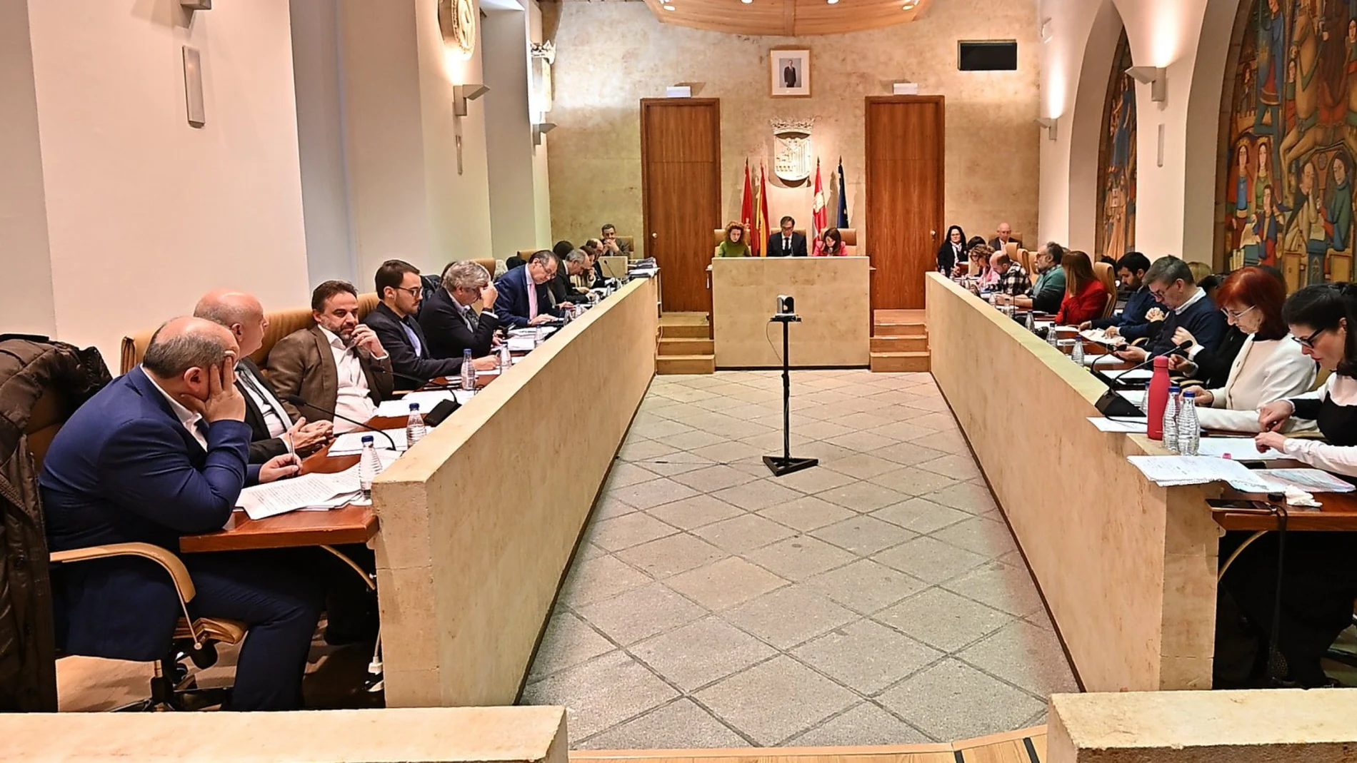 Pleno del Ayuntamiento de Salamanca que ha dado luz verde a los Presupuestos para 2023