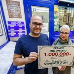 Premio de un millón de euros del sorteo de Euromillones validado en la Administración de Loterías numero 18 de Burgos
