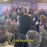 Escrache de Frente Obrero a Irene Montero en Murcia
