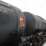 Envío por tren de tanques de crudo ruso