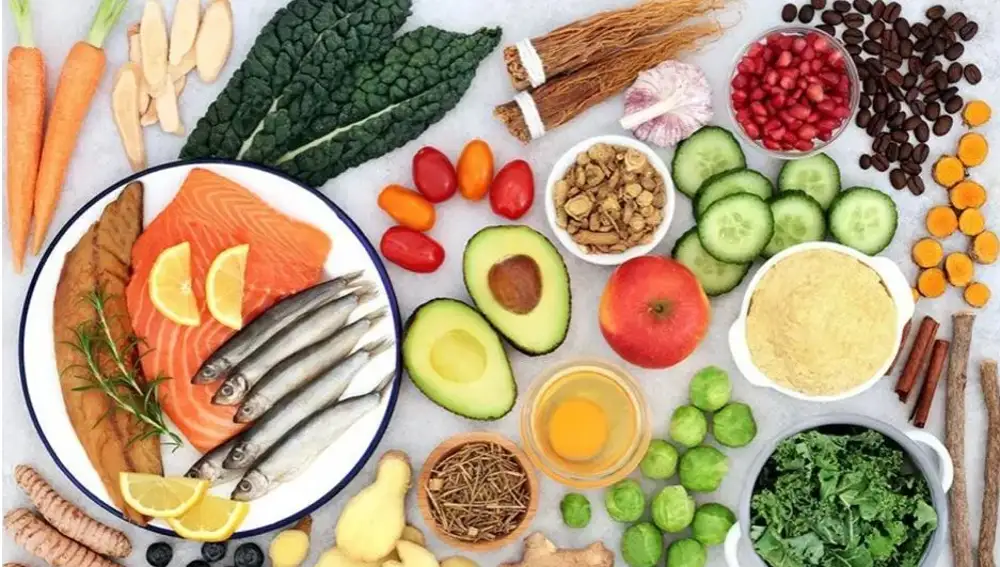 Menú semanal antiinflamatorio para cuidar tu sistema inmunitario