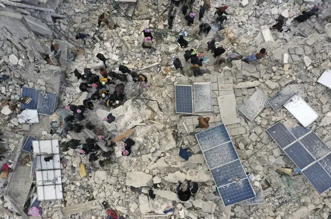 La desolación del pueblo sirio, también en el terremoto