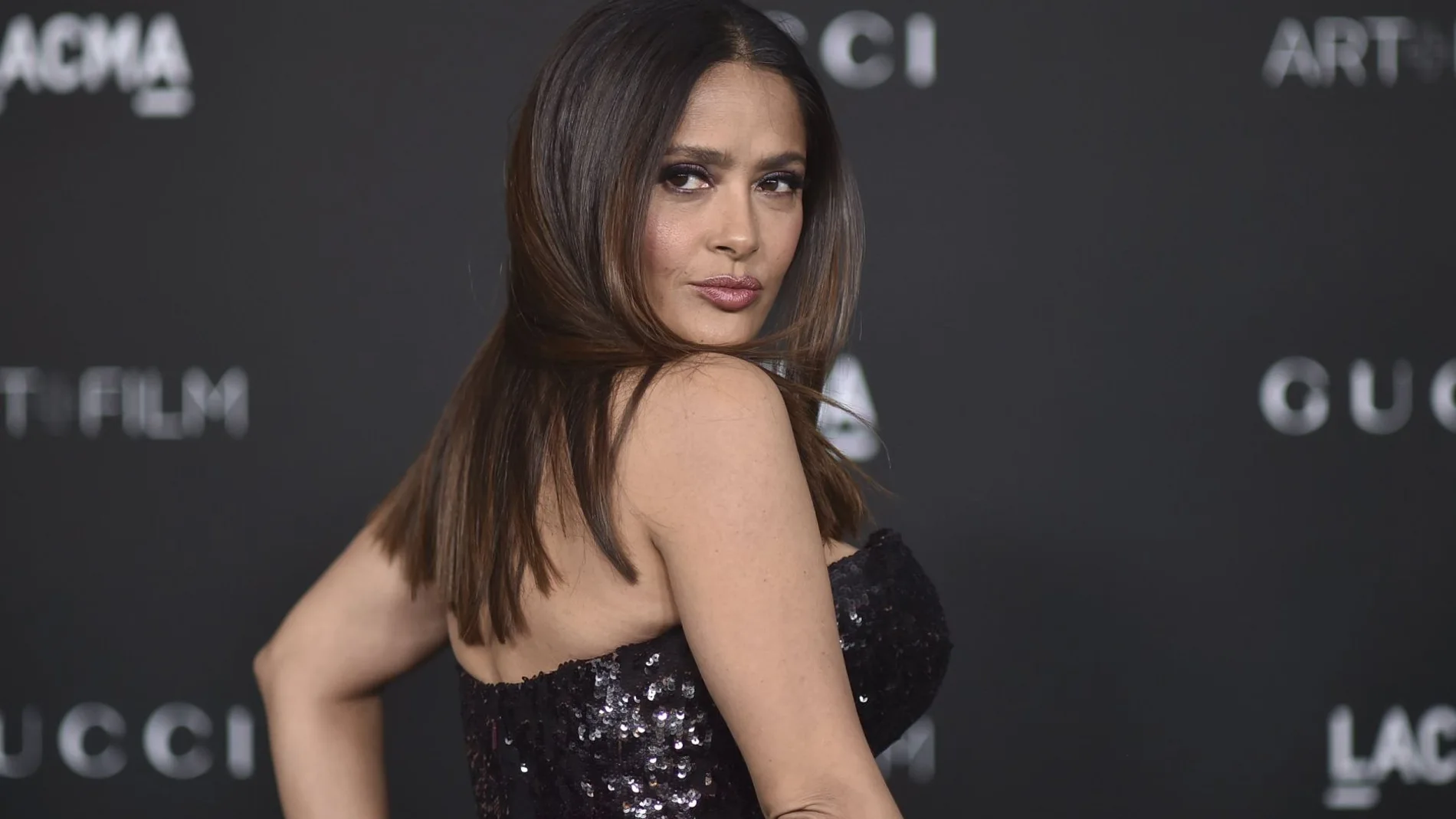 Salma Hayek arrives at the LACMA Art + Film Gal