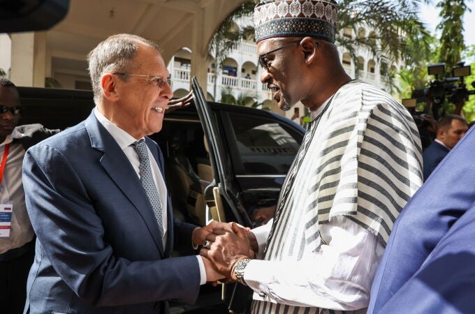 Russian Foreign Minister Sergey Lavrov in Bamako