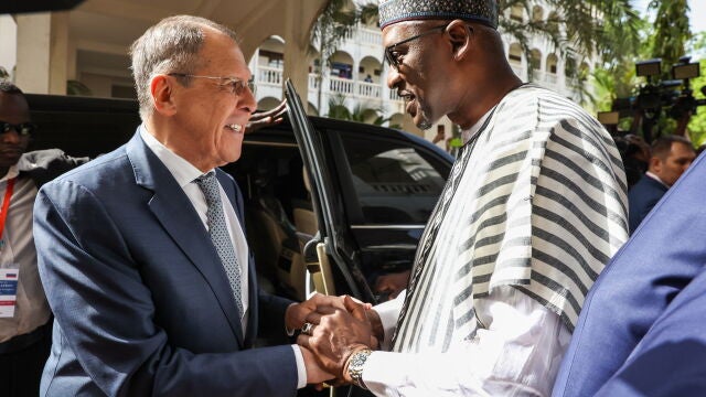 Russian Foreign Minister Sergey Lavrov in Bamako