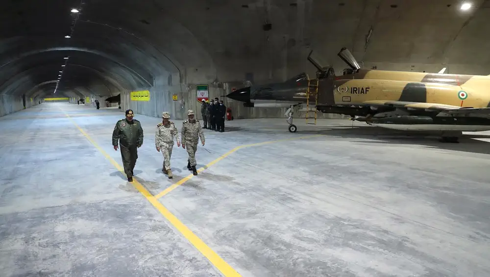 First underground air force base 'Eagle 44' in Iran