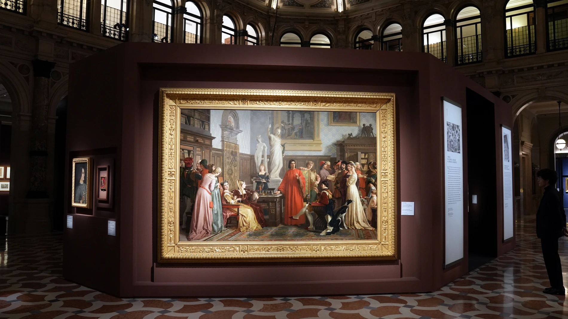 Lorenzo el Magnífico muestra sus joyas al Duque de Milán, Galeazzo Maria Sforza, para certificar su poderío.