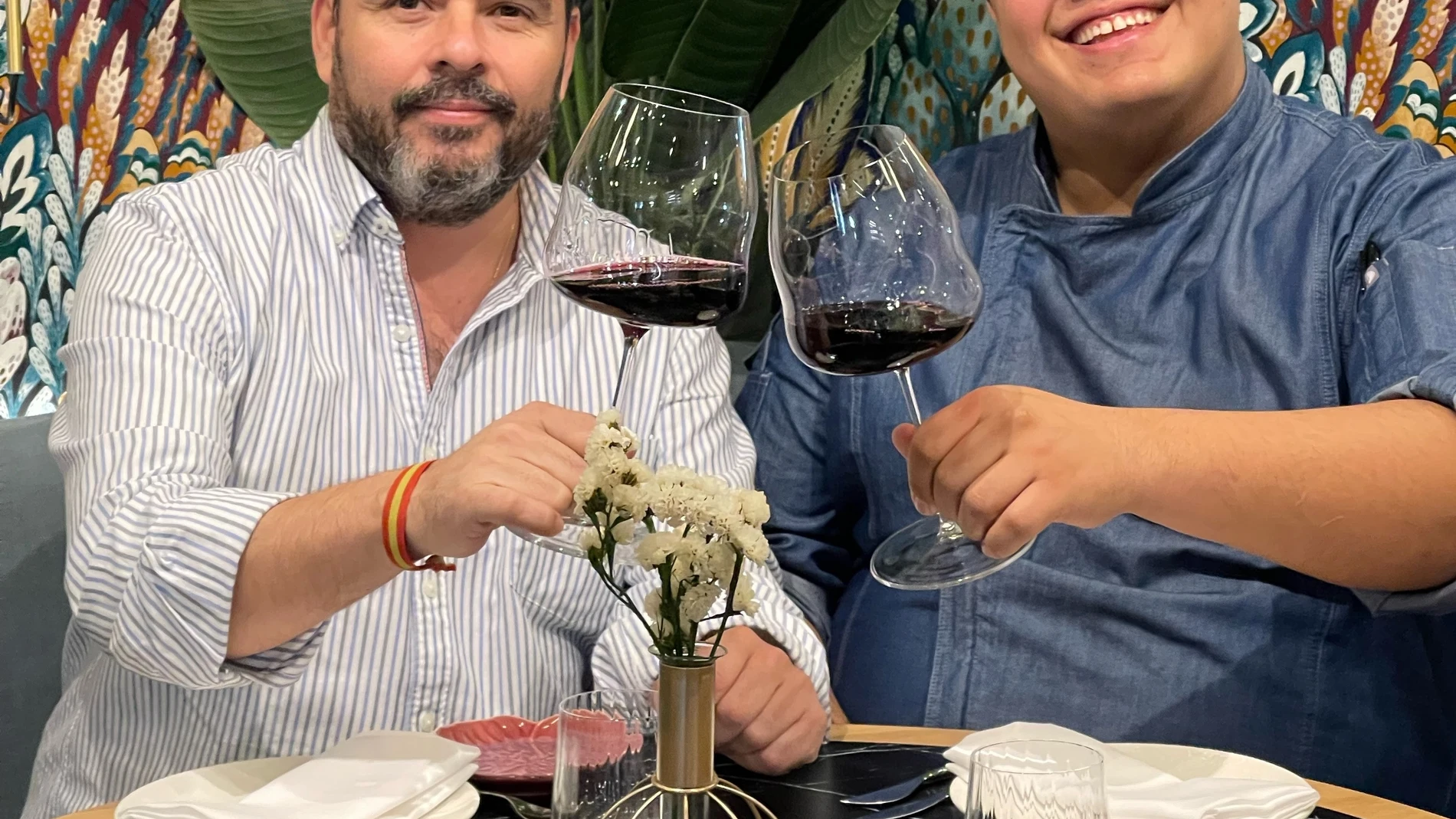 Luis Salinas y el jefe de cocina Brayan Sevilla son el alma de la sede madrileña de La Morena