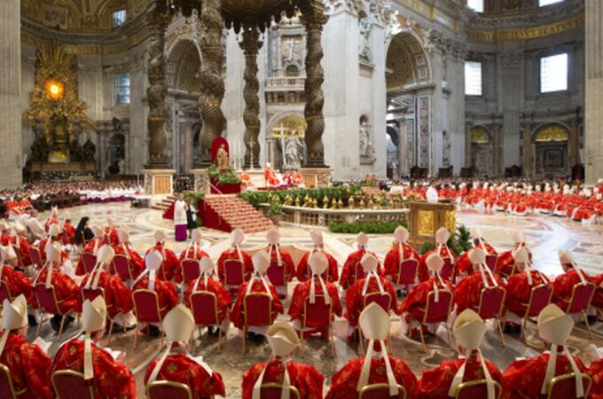 Imagen de un momento del cónclave de la iglesia anglicana