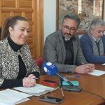 Barcones durante su visita a la localidad burgalesa