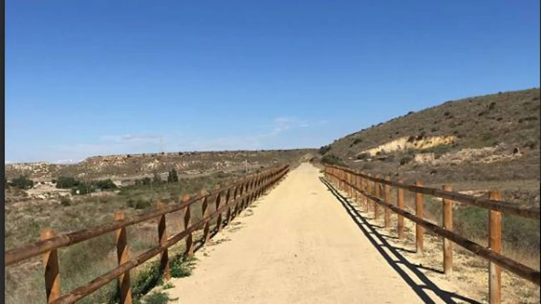Cuatro vías verdes por las que disfrutar del invierno en la Región de Murcia