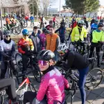 Centenares de ciclistas recuerdan a Estela Domínguez en una marcha multitudinaria en Salamanca