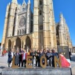 Grupo de industriales del Consejo Regulador de la IGP "Cecina de León"