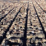 Vista del Eixample de la capital catalana