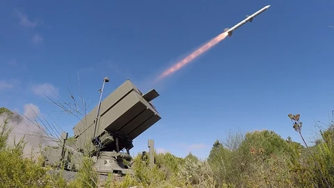 Batería de misiles "Nasams" del Ejército de Tierra