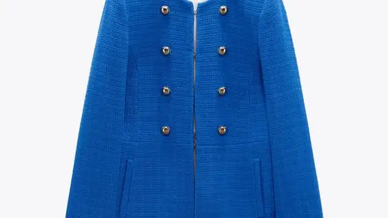 Blazer estructura botones dorados