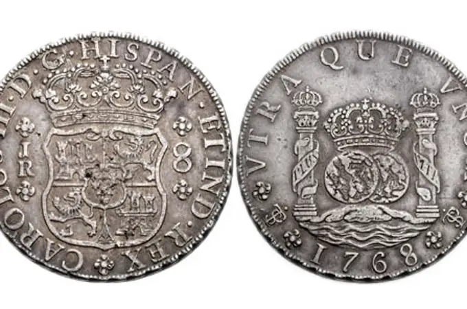De cuando el Real de a Ocho español fue la moneda más usada en el mundo e inspiró el dólar estadounidense