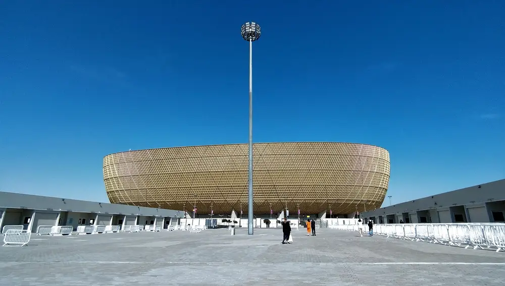 El moderno estadio Lusail fue la sede de la de final de la Copa Mundial del Fútbol 2022