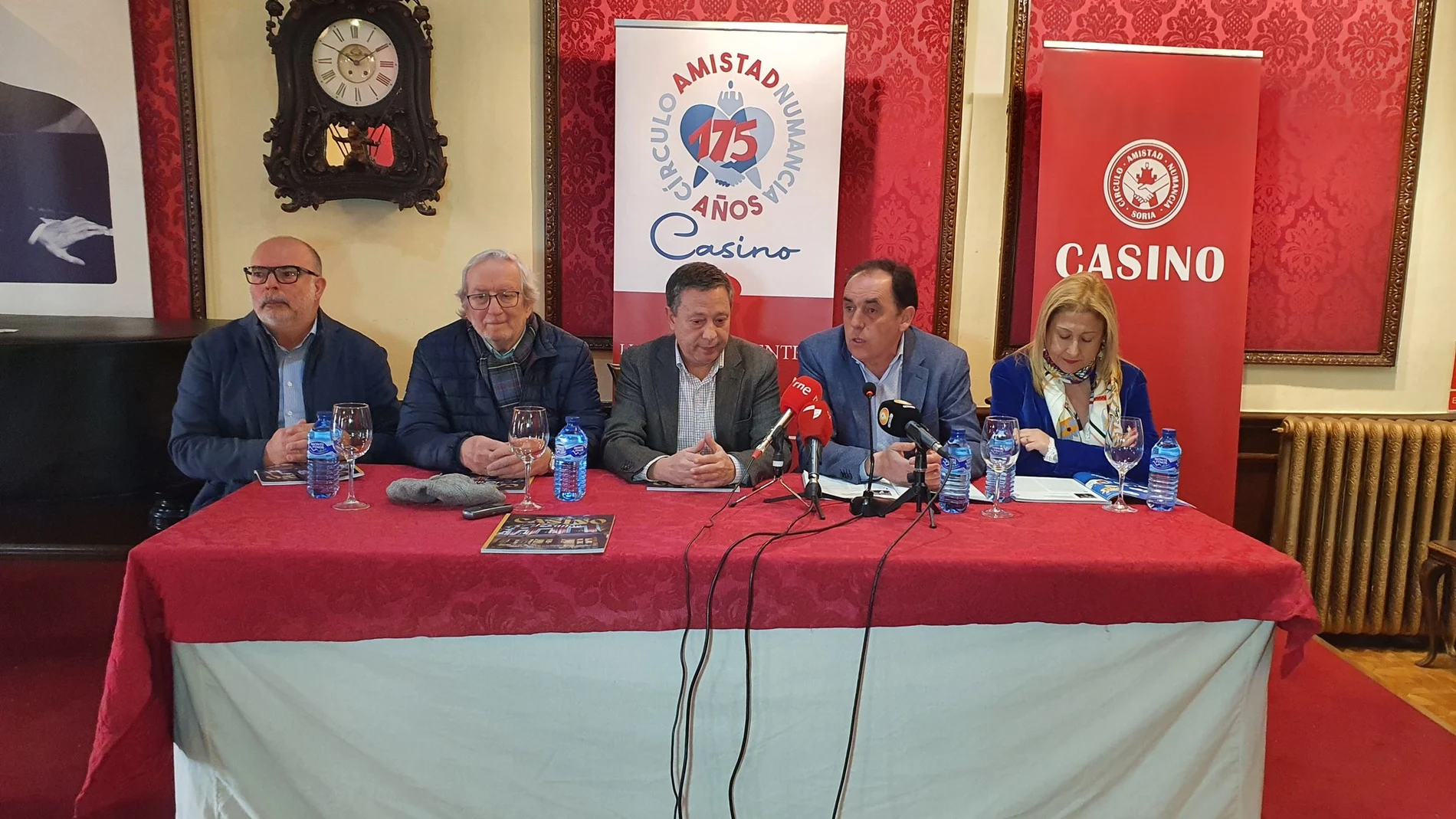 Acto de presentación del 175 aniversario del Círculo Amistad Numancia
