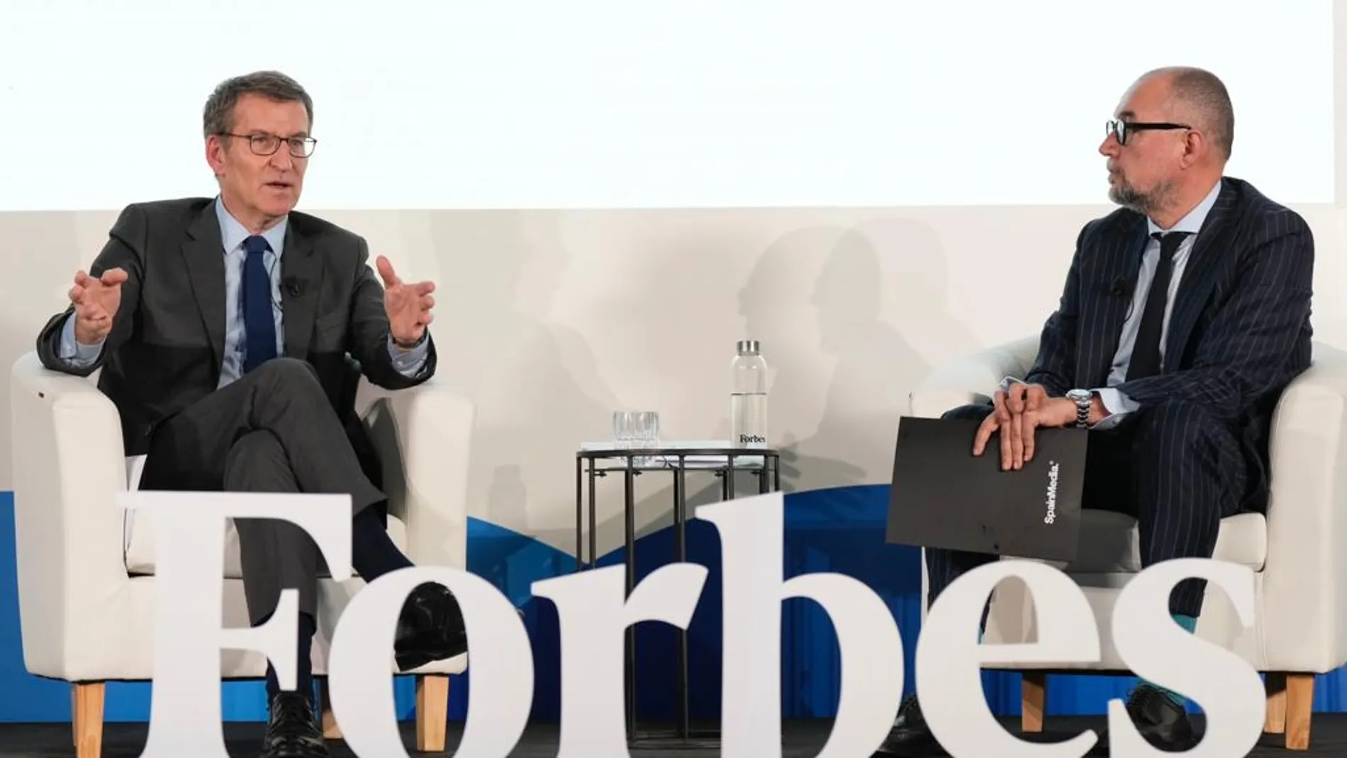 El líder del PP, Alberto Núñez Feijóo en la IV edición de Forbes Summit