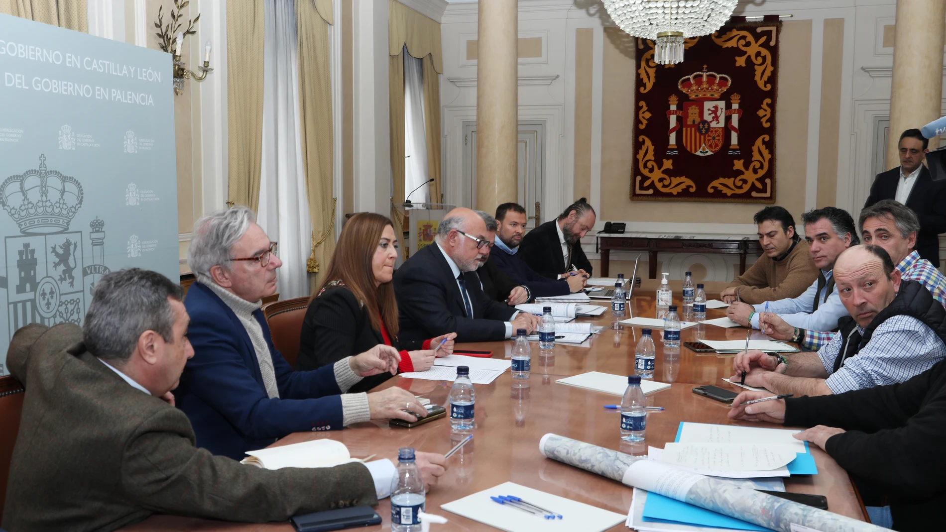 Reunión de Junta y Gobierno con la comunidad de regantes del Bajo Carrión