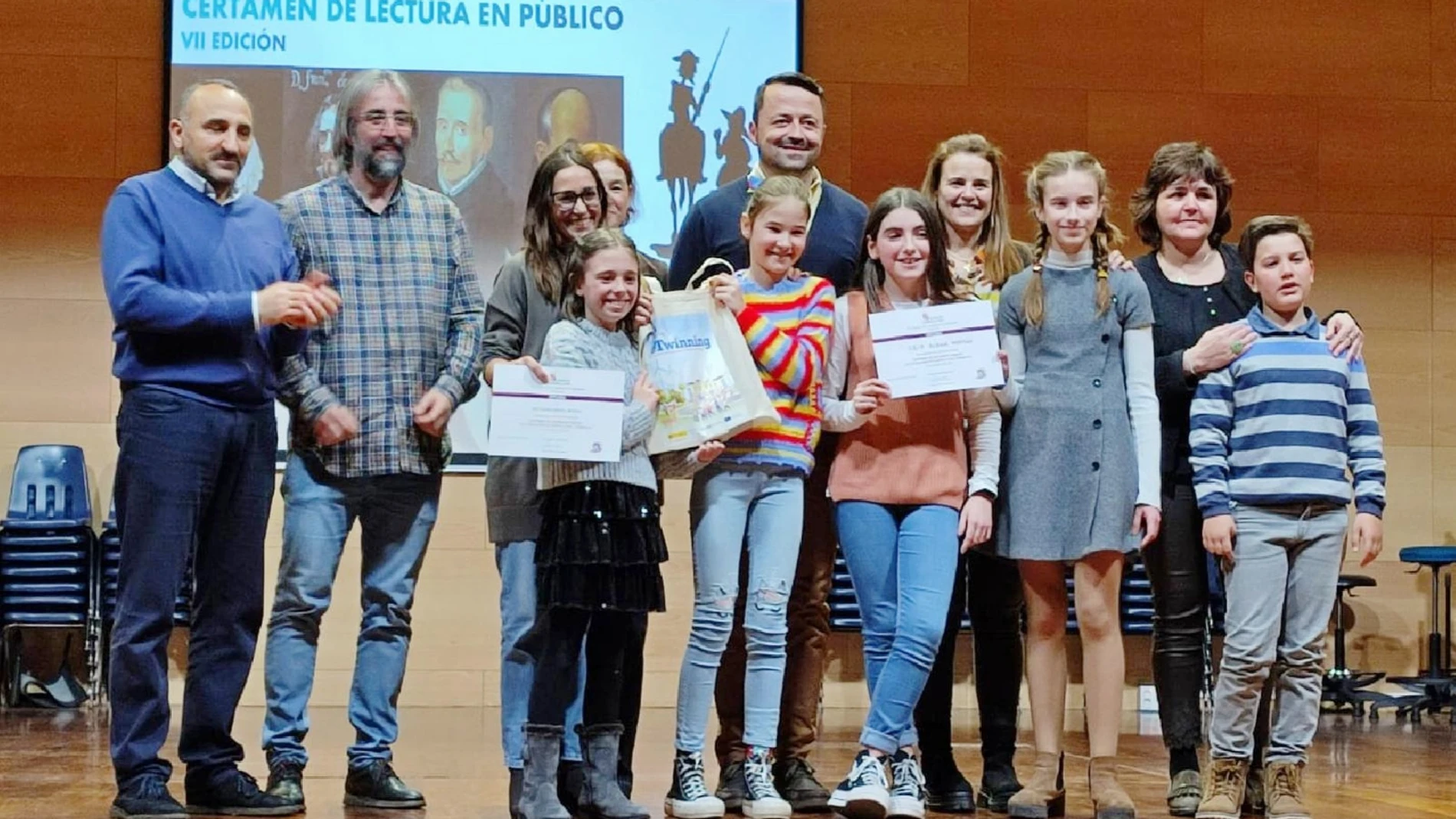 Ganadores del concurso de lectura en Segovia