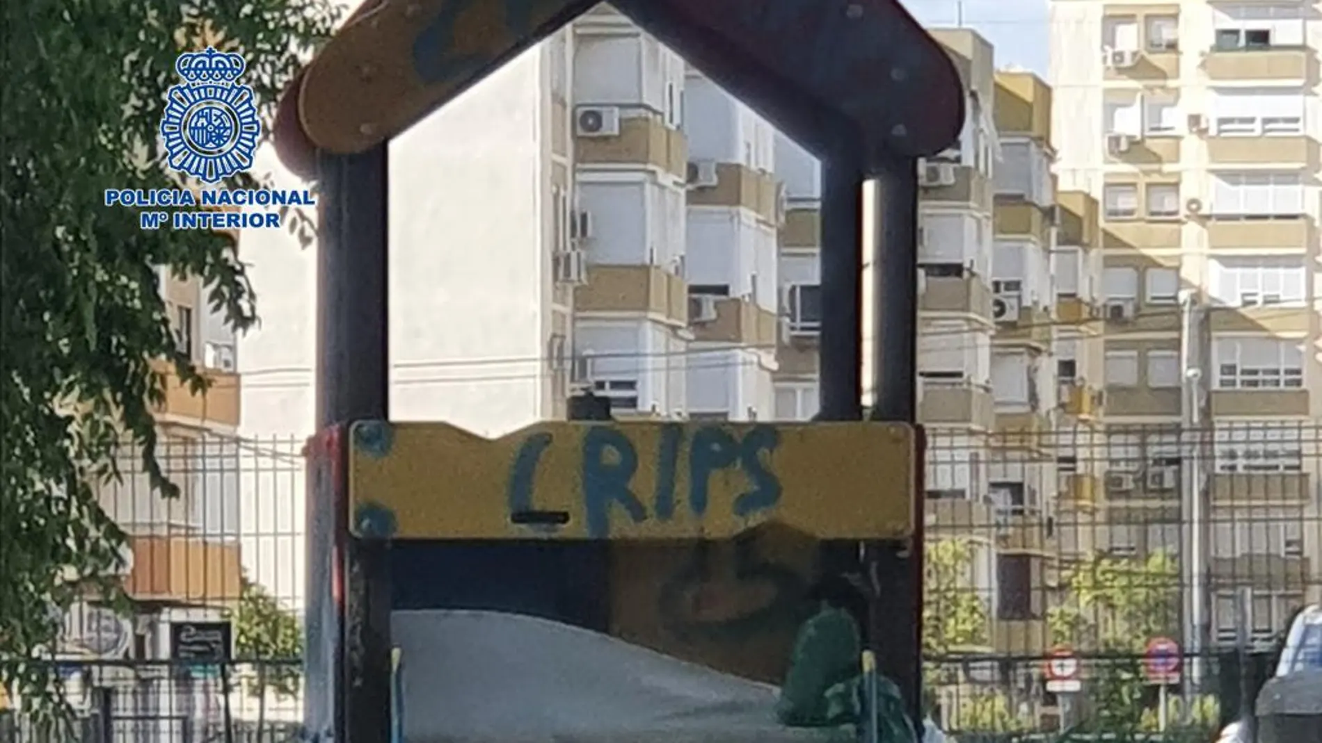 Pintada de "los Crips"
