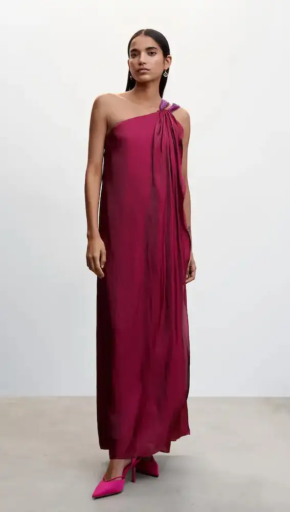 Vestido asimétrico de Mango