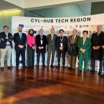 Autoridades en el CYL Hub celebrado en Ávila