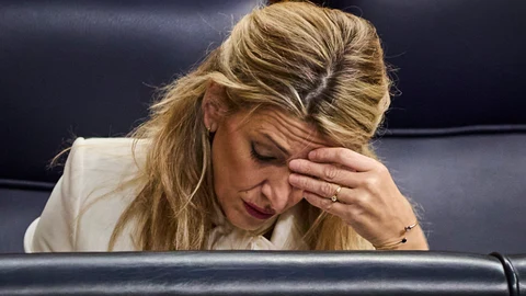 La vicepresidenta segunda Yolanda Díaz, en el Congreso