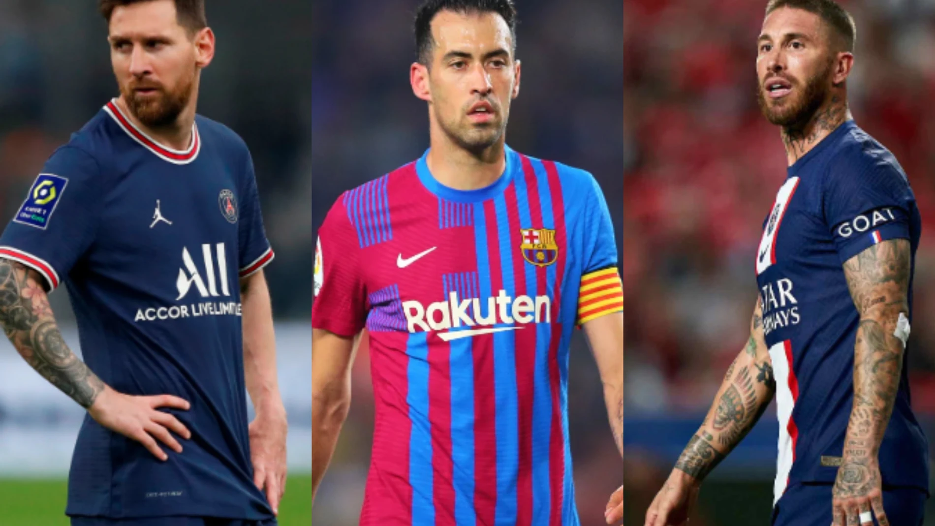 Busquets, Messi y Ramos podrían dejar Europa la próxima temporada