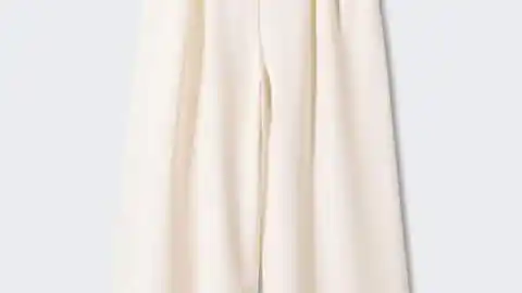 Pantalón culotte pinzas