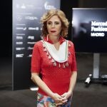 La diseñadora Ágatha Ruíz de la Prada posa durante la presentación de la 75º edición de la Mercedes-Benz Fashion Week, este martes en IFEMA Madrid. La gran pasarela de la Moda española MBFW Madrid se ce