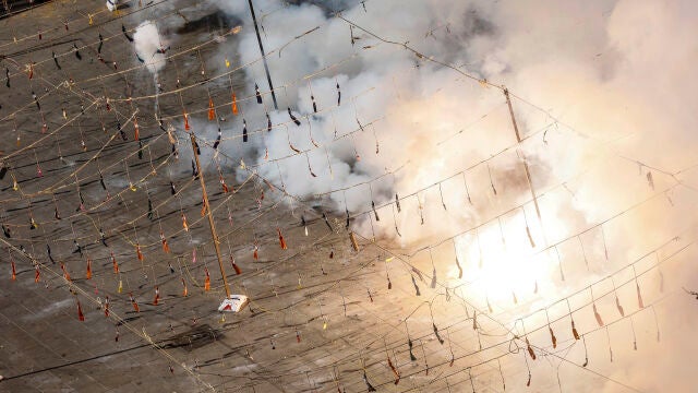 Primera mascletá de las Fallas 2023