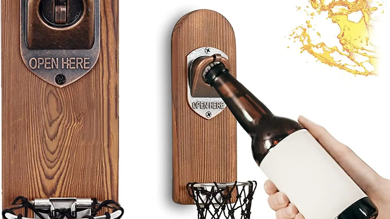 Abridor de botellas para la pared